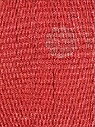 XA-GDLD  JLFJD04-14A  防靜電系列   210T 國旗紅防靜電綢(軋花) 正面照